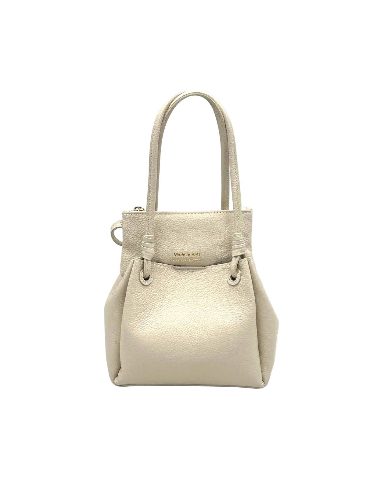 LEAH: Leather Shoulder Bag