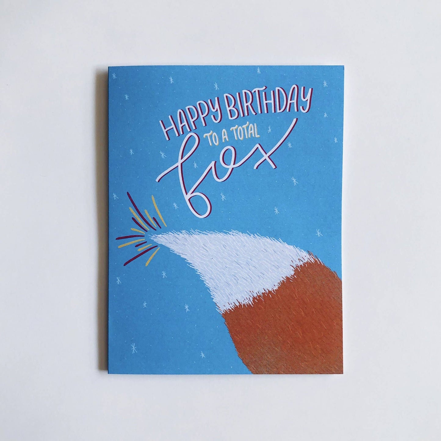 Total Fox Birthday Card