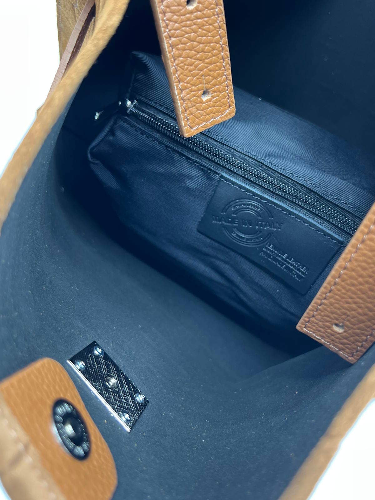 KODI- Leather & Suede Croc-Embossed Shoulder Tote