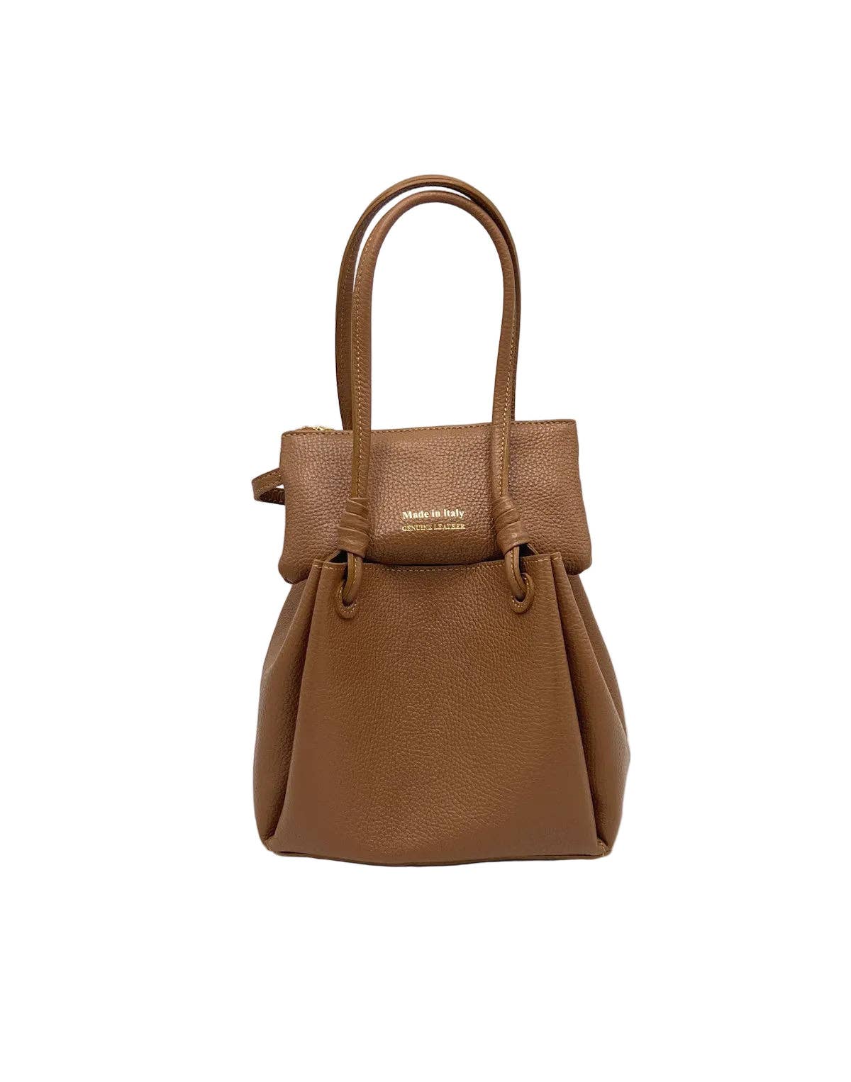 LEAH: Leather Shoulder Bag