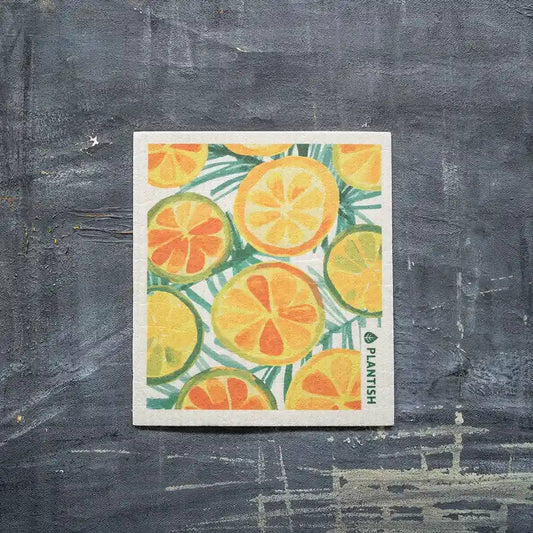 Orange Slice - Swedish Sponge Cloth