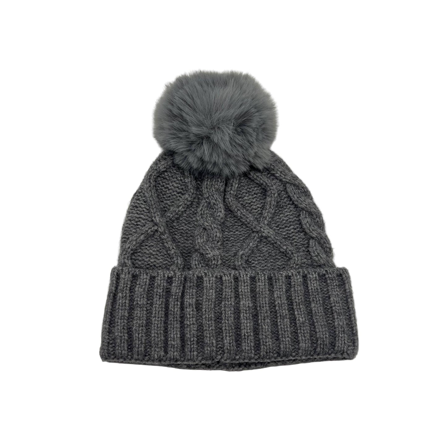Women's knitted beanie with gift bag