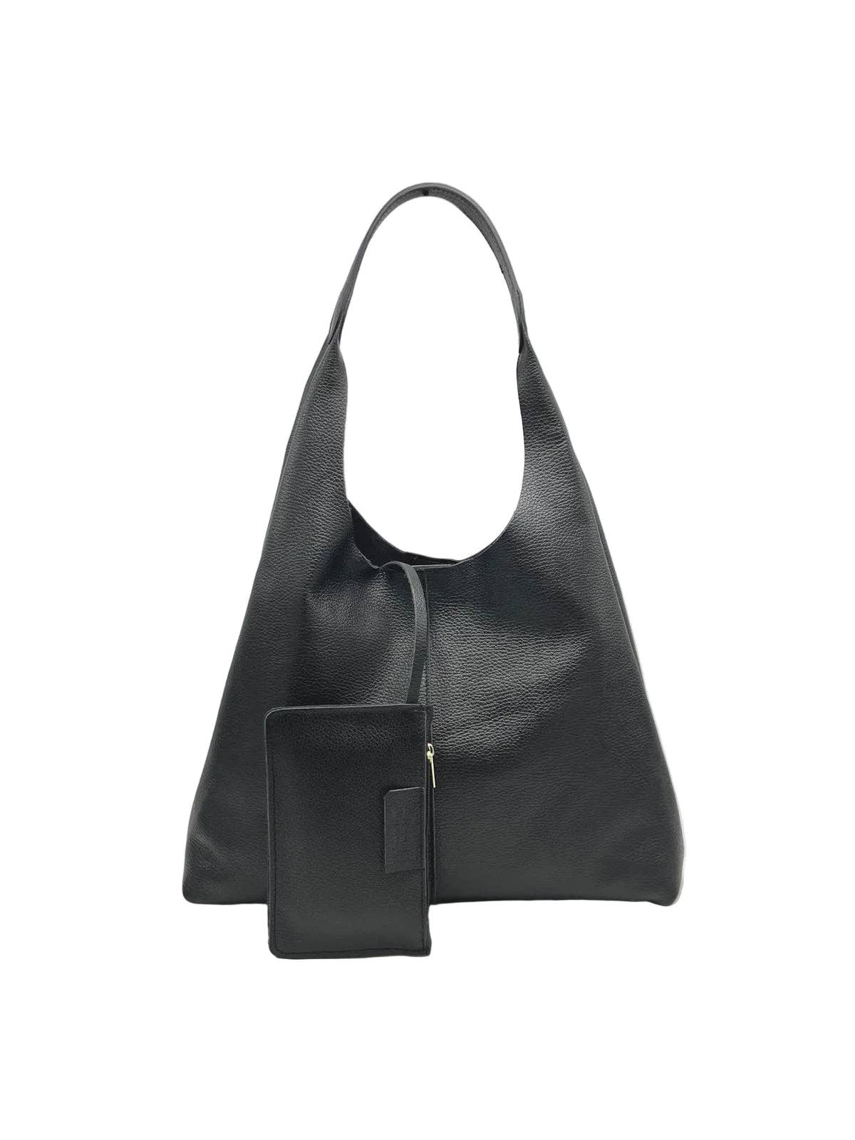 CASSANDRA: Leather Hobo Bag