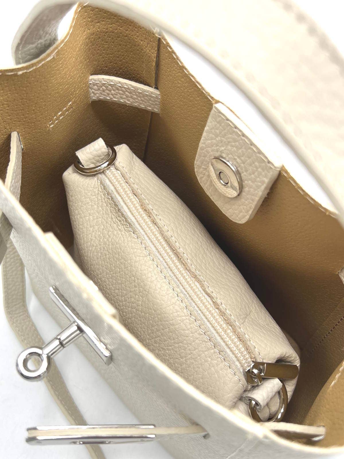 TATE: Leather Mini Shoulder Bag