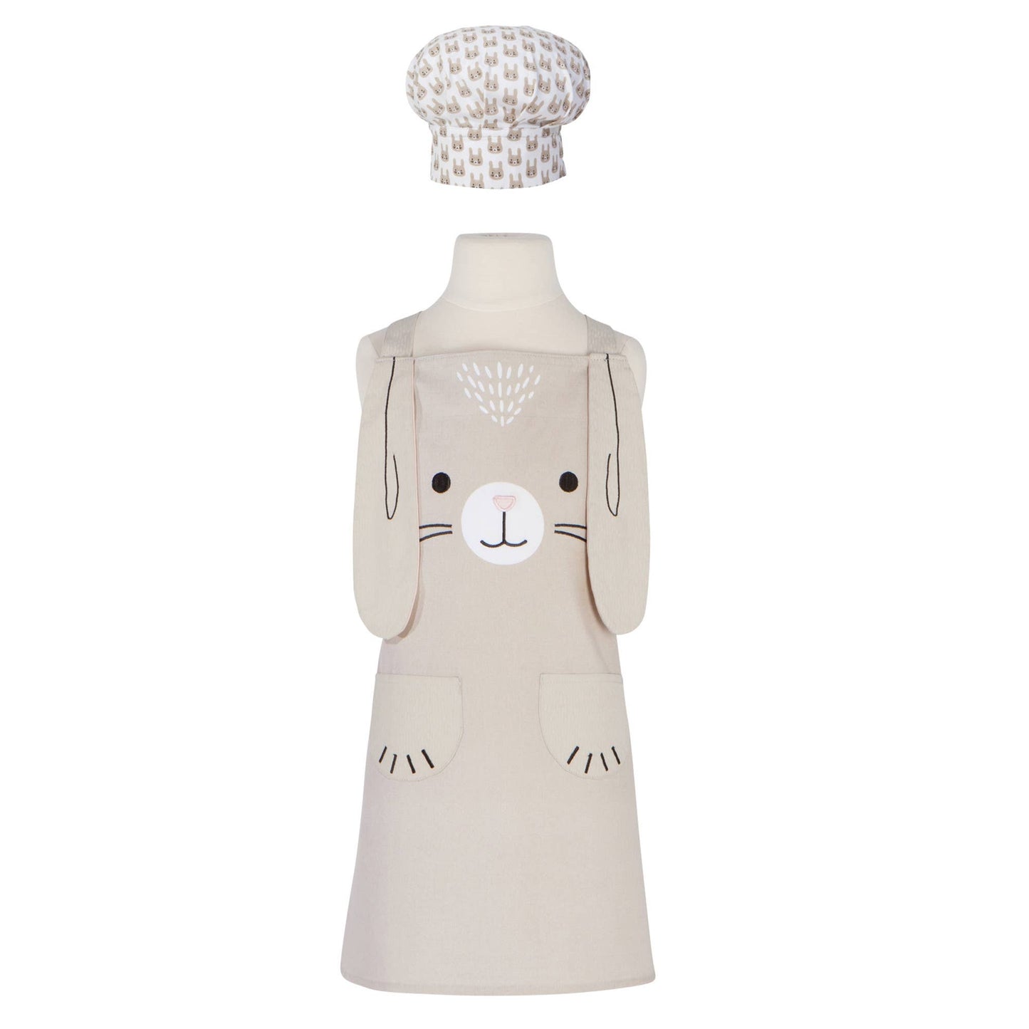 Bunny Daydream Kids Apron and Hat Set