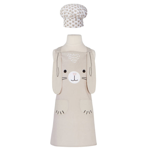 Bunny Daydream Kids Apron and Hat Set