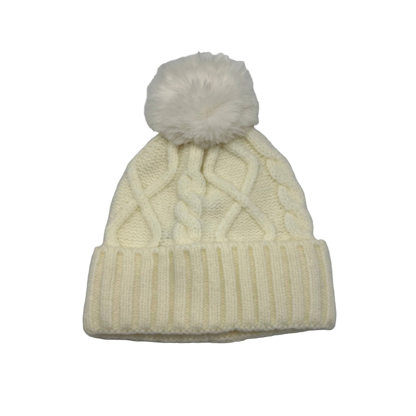 Women's knitted beanie with gift bag