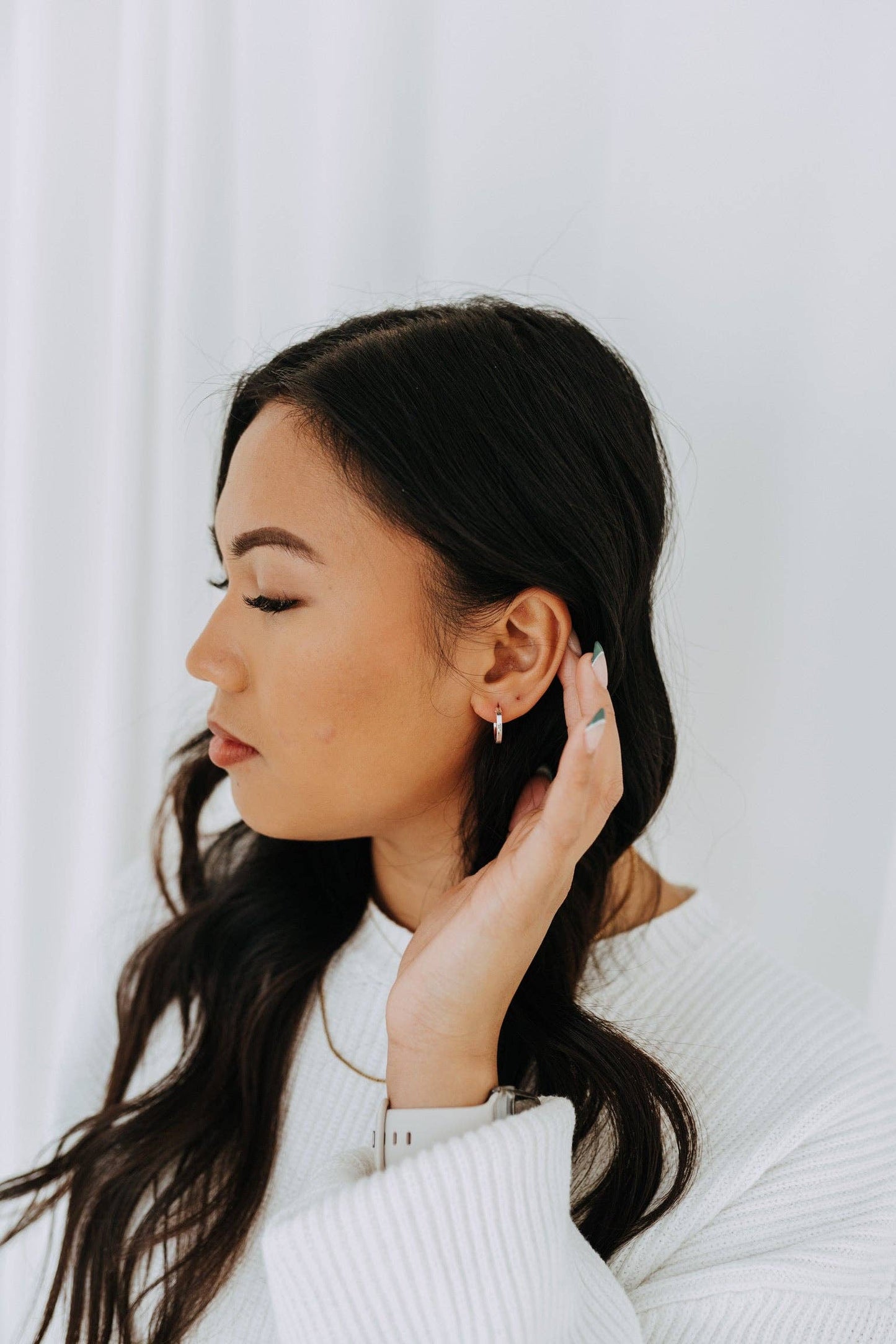 Classic Huggies - Sterling Silver