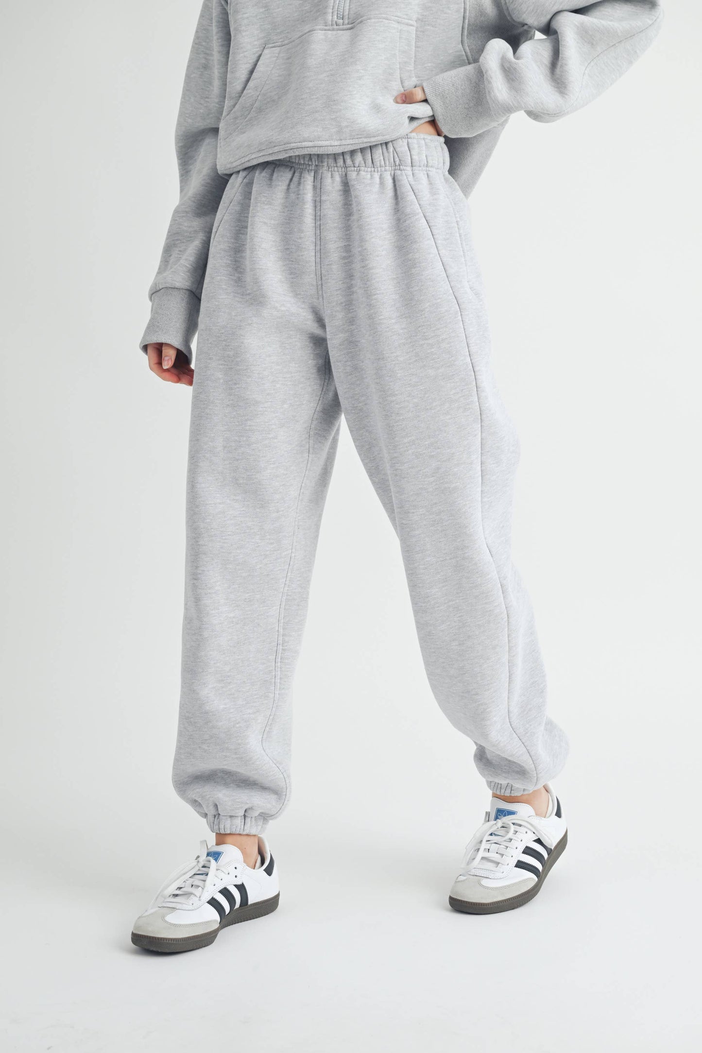 COURTNEY: Heather Grey Joggers