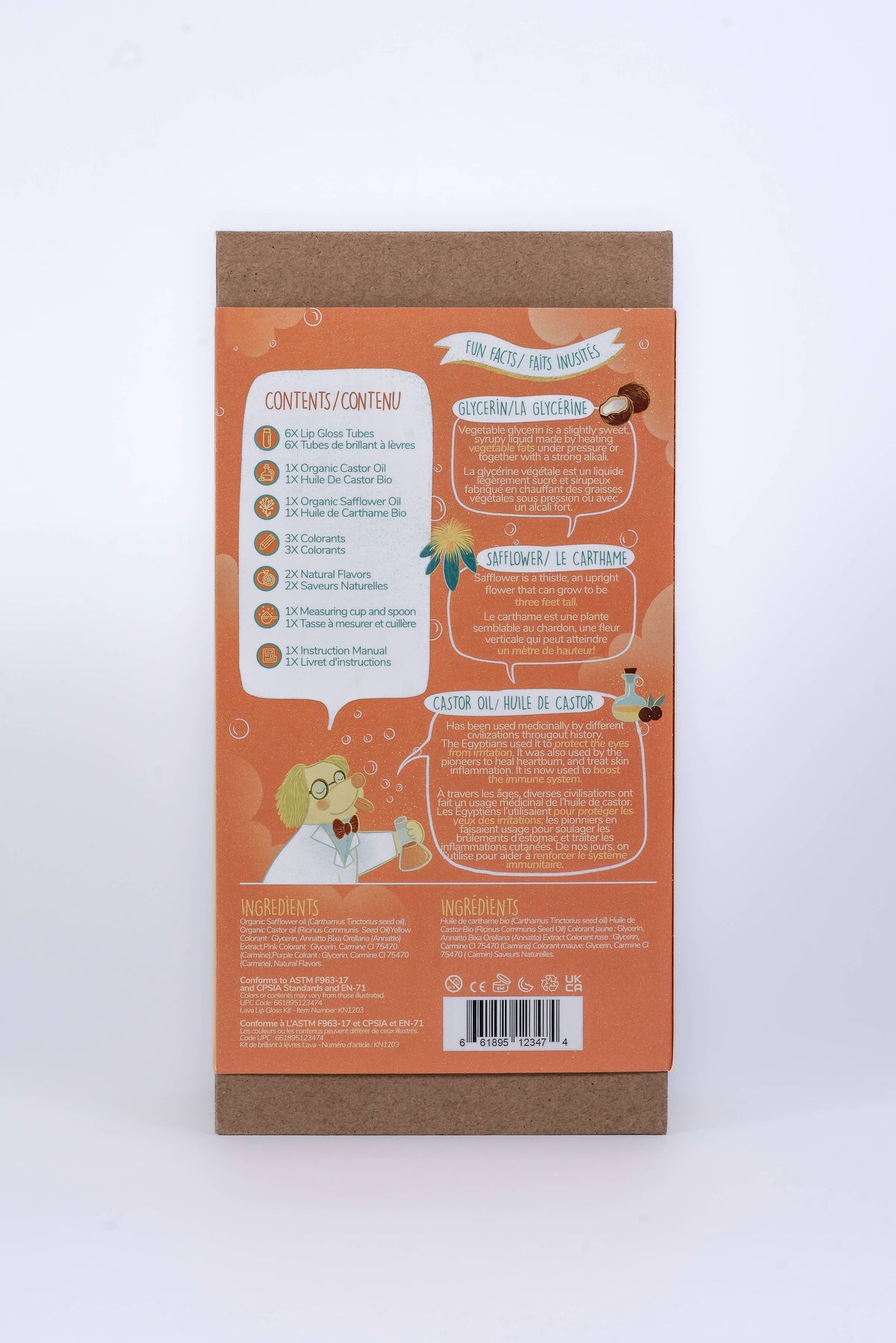 Kiss Naturals DIY Lava Lip Gloss Kit