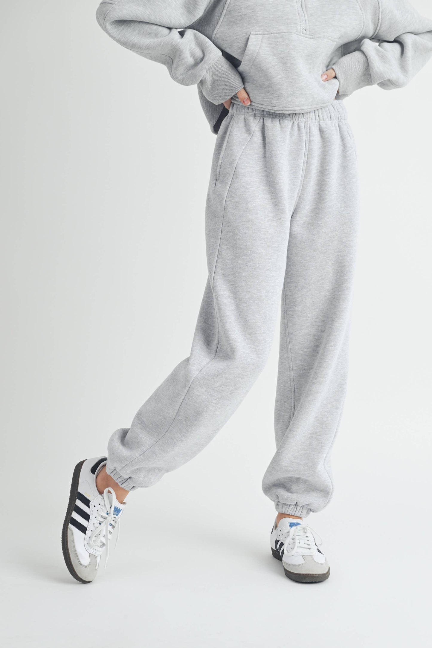 COURTNEY: Heather Grey Joggers