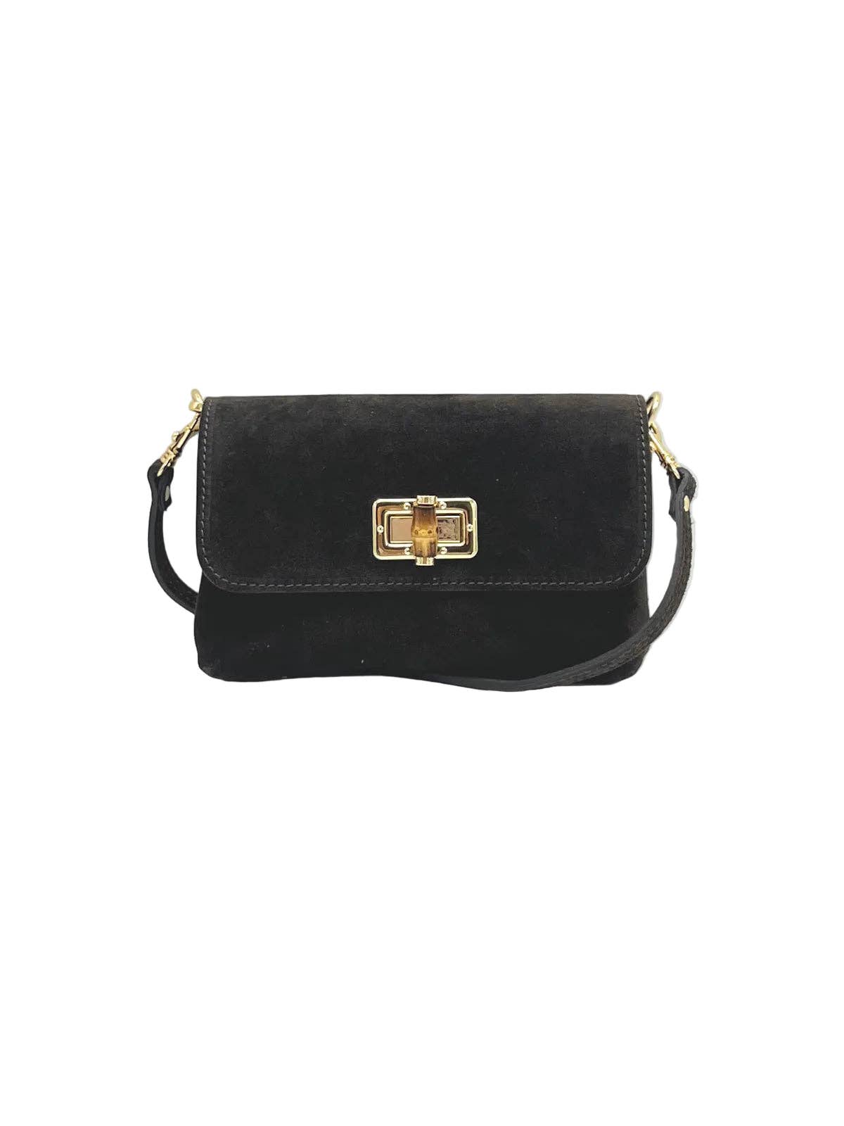 VALENCIA- Women's Suede Mini Flap Shoulder Bag