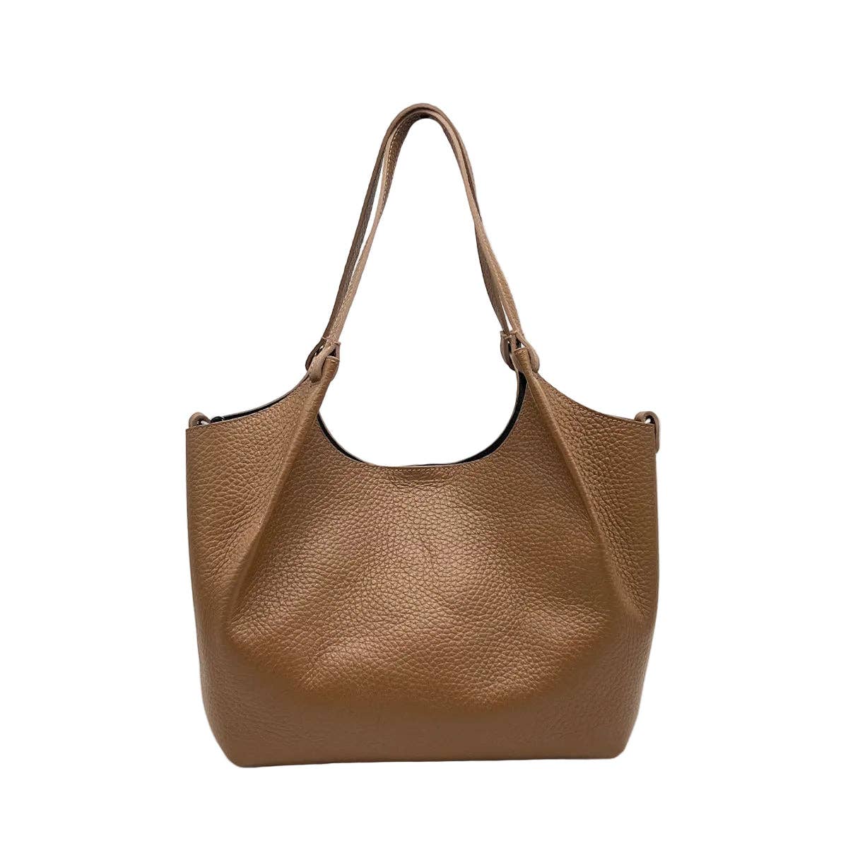 VICTORIA- Leather shoulder bag