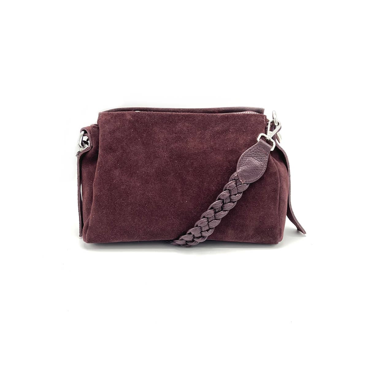 LILA- Suede leather shoulder bag