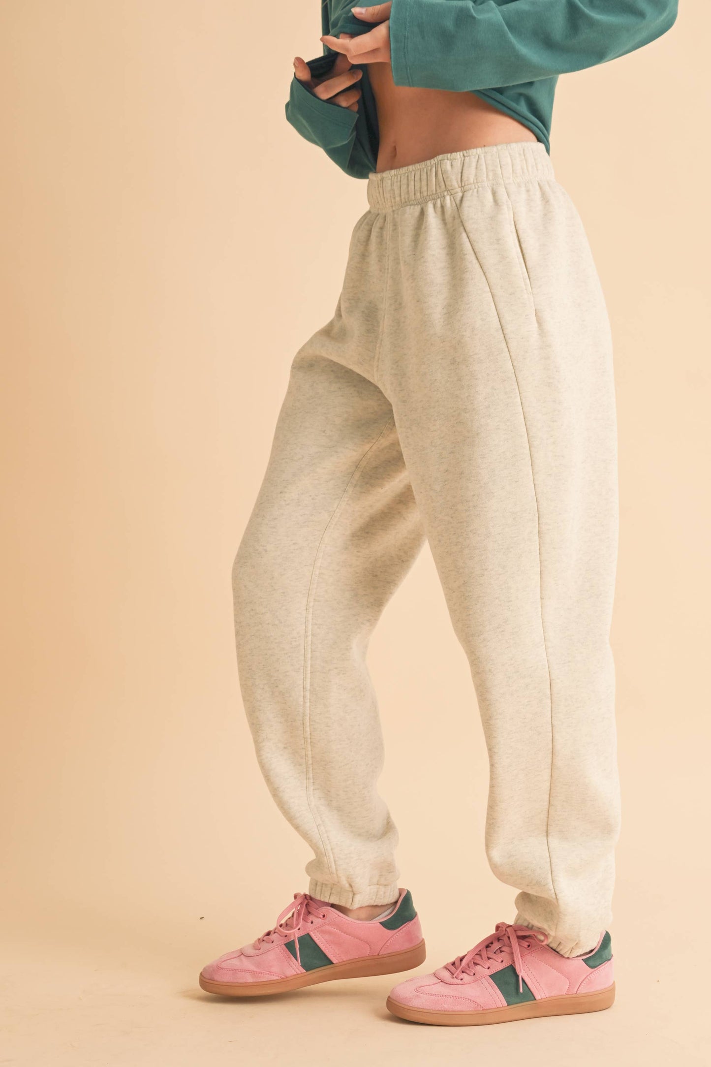 COURTNEY: Heather Grey Joggers