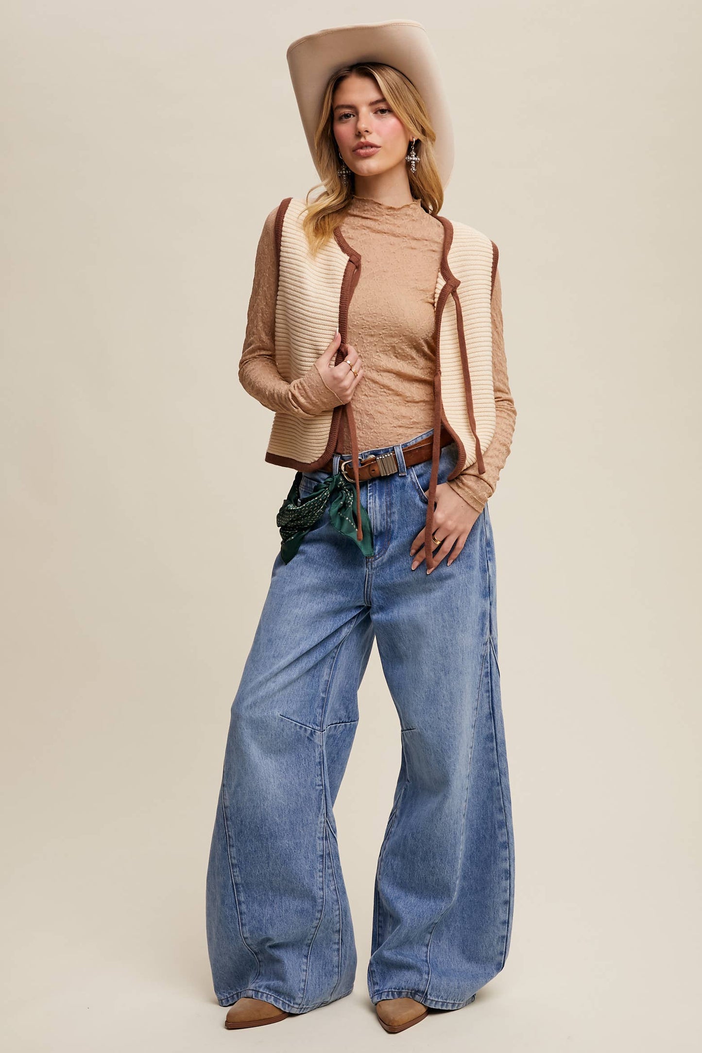 ALLY- wide leg denim