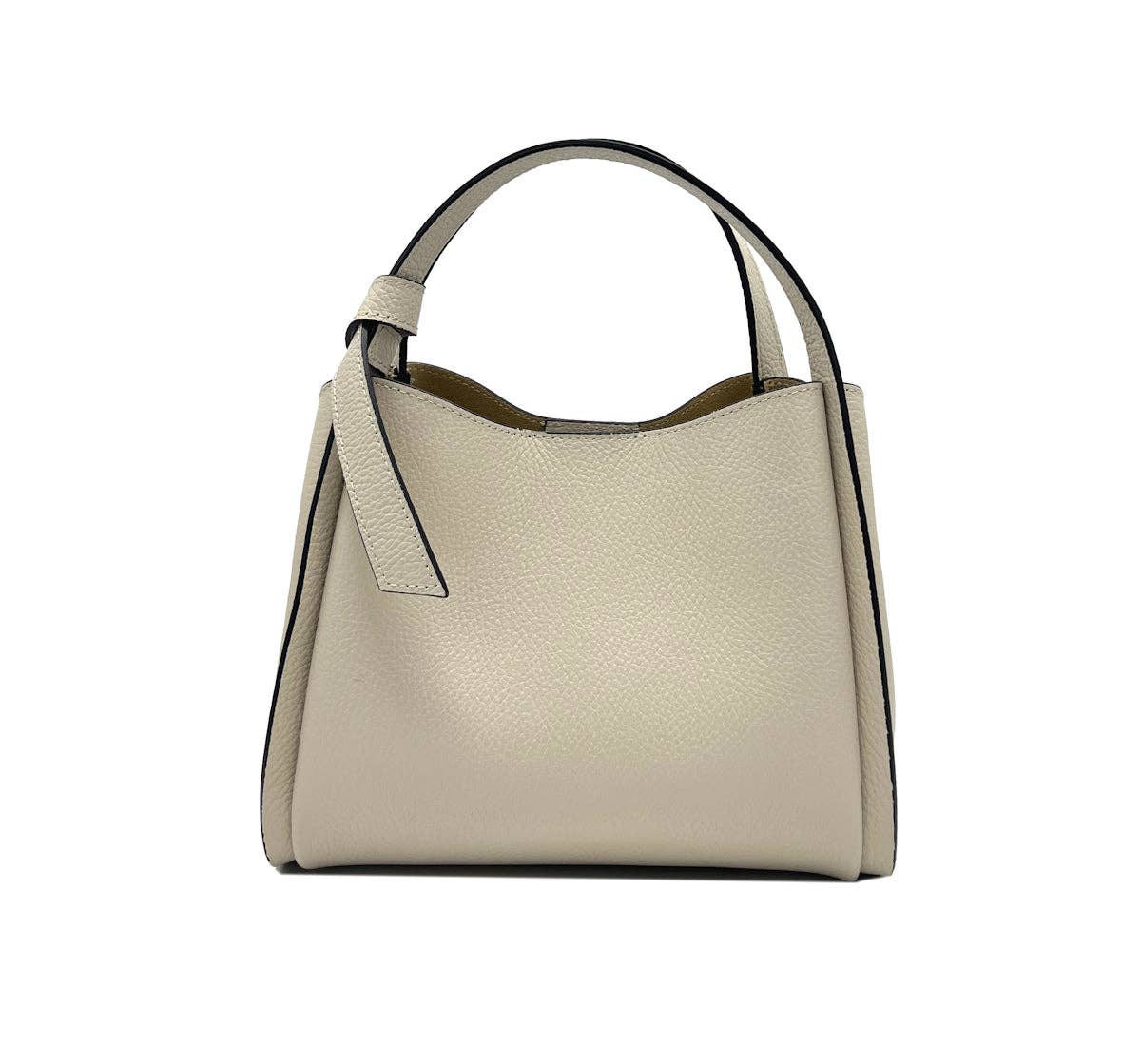 Genuine leather handbag, Made in Italy