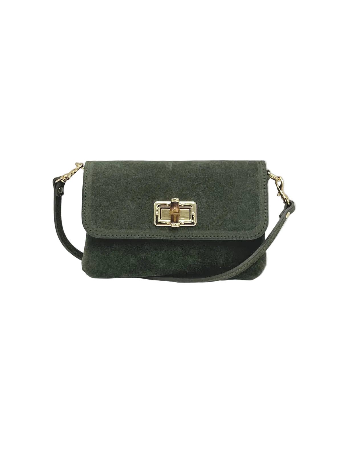 VALENCIA- Women's Suede Mini Flap Shoulder Bag