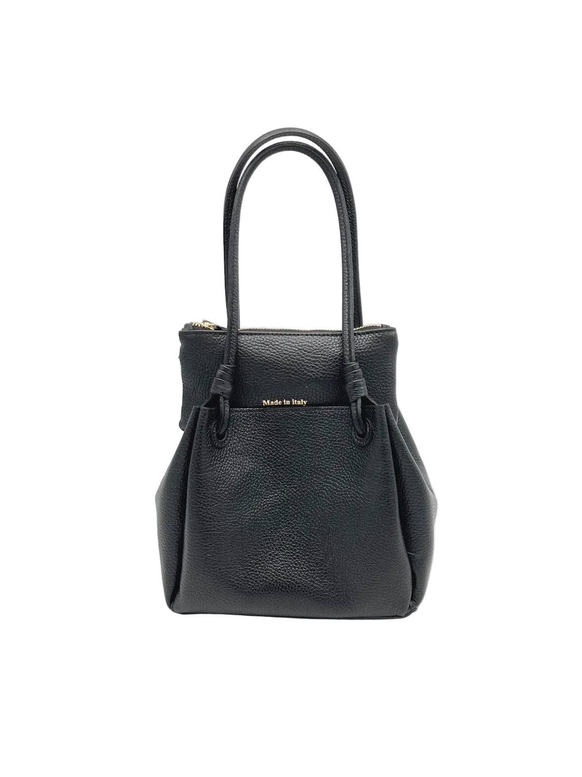LEAH: Leather Shoulder Bag