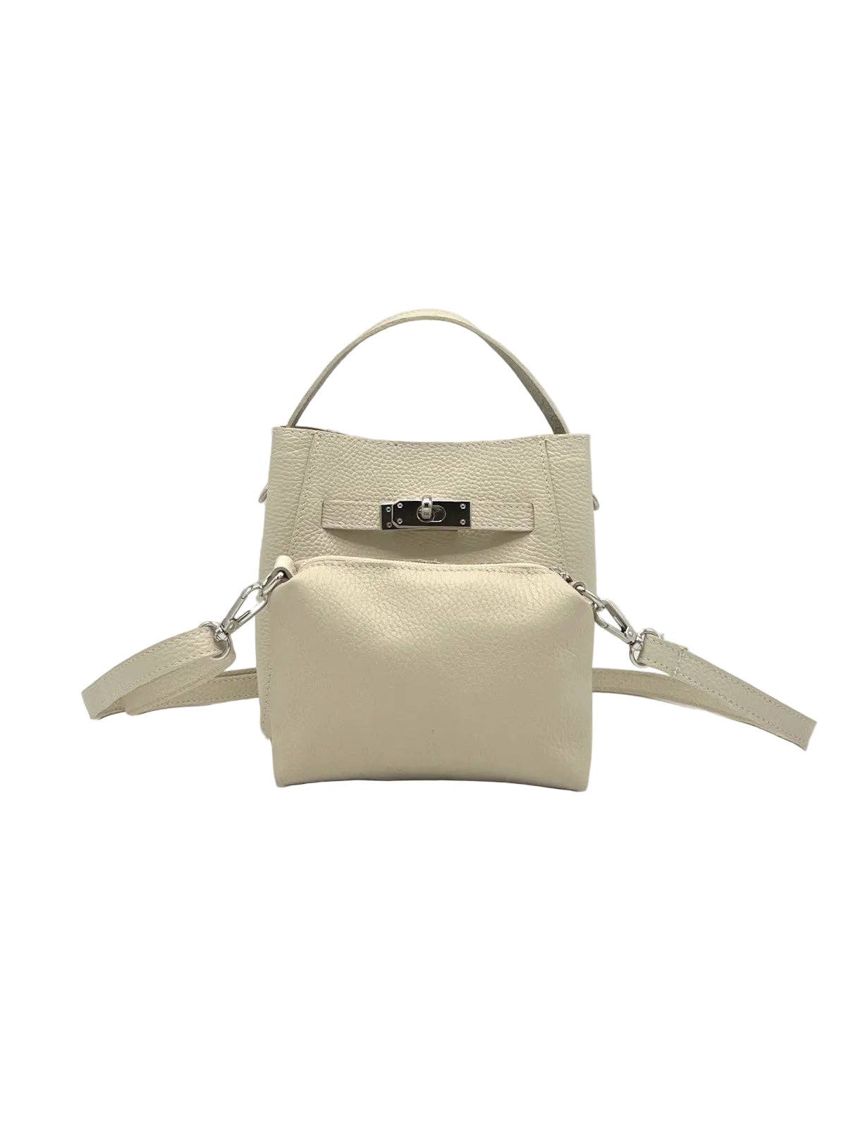 TATE: Leather Mini Shoulder Bag