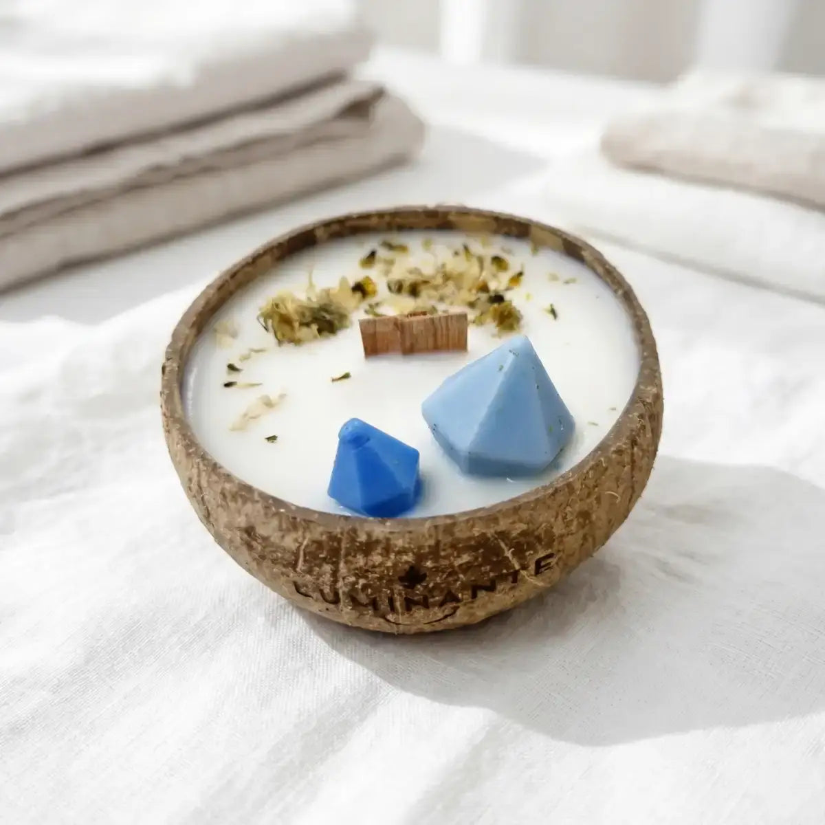 Coconut Candle-Grows intoplant-Clean Linen