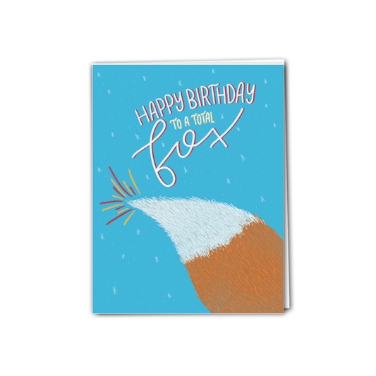 Total Fox Birthday Card