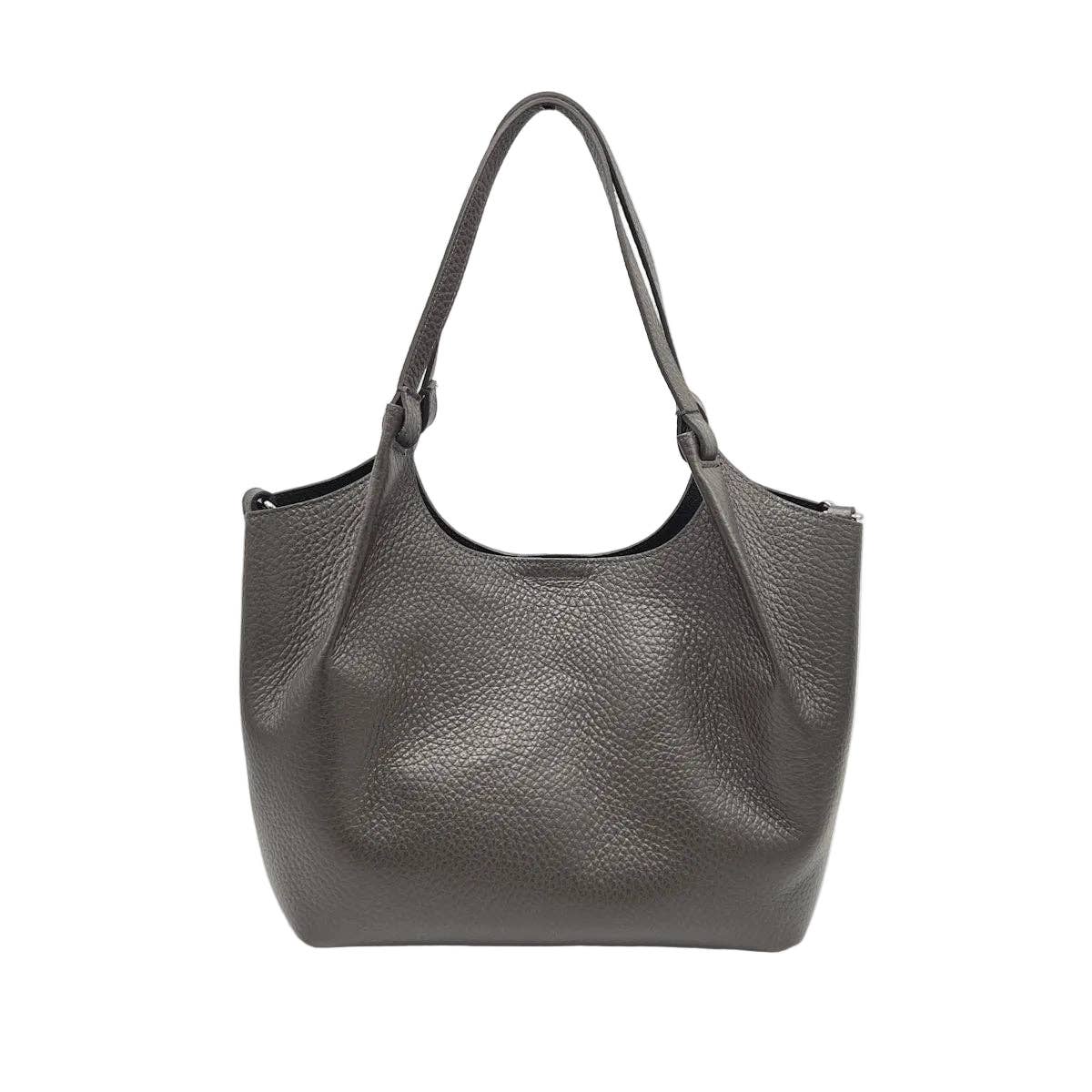 VICTORIA- Leather shoulder bag