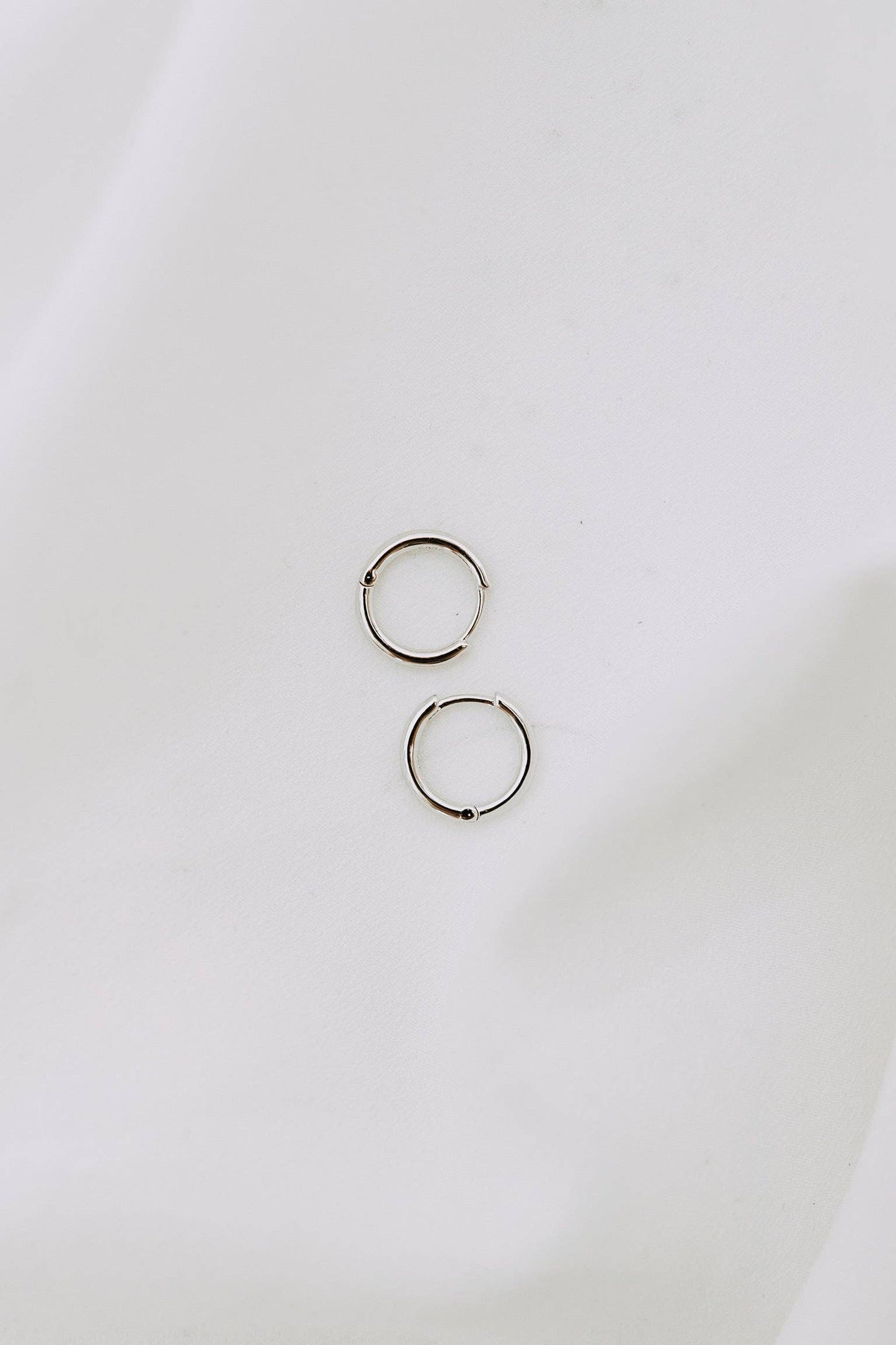 Clicker Huggies - Sterling Silver