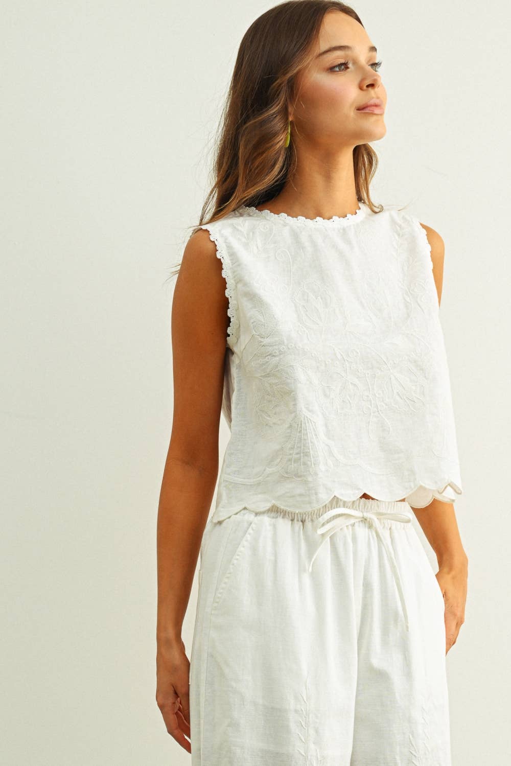 ESTELLE- Embroidered Top