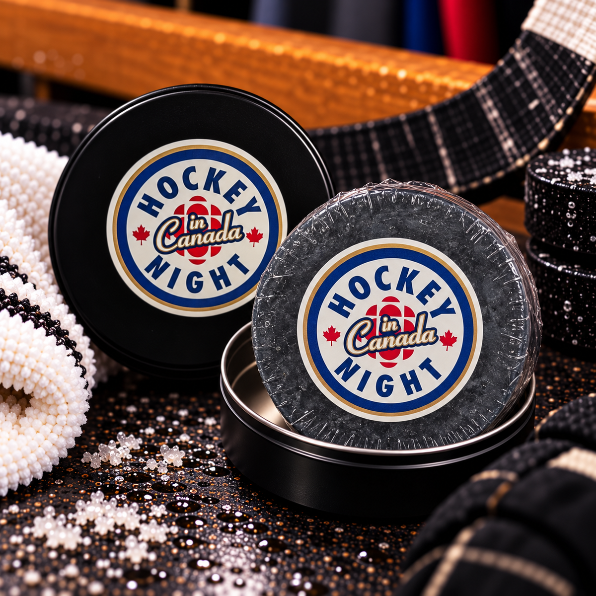 Hockey Night in Canada Classic Hockey Puck Soap + Tin