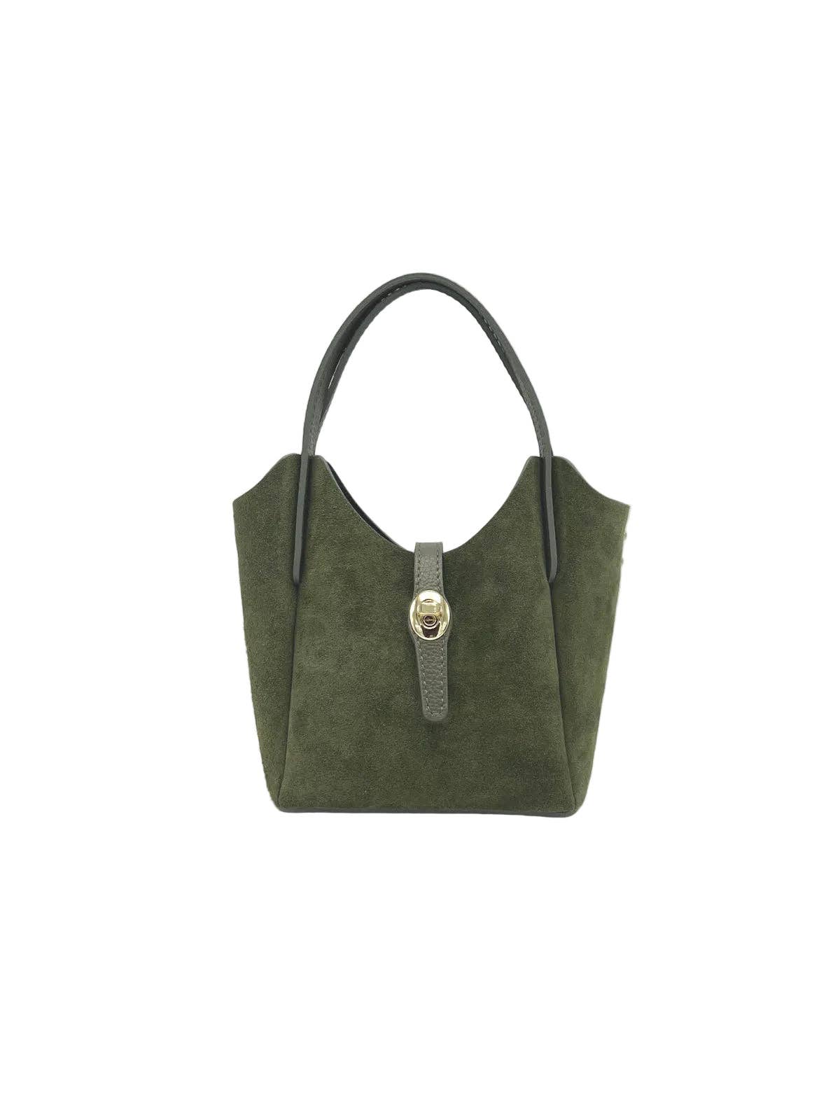 KATIA- Leather and Suede Shoulder Bag