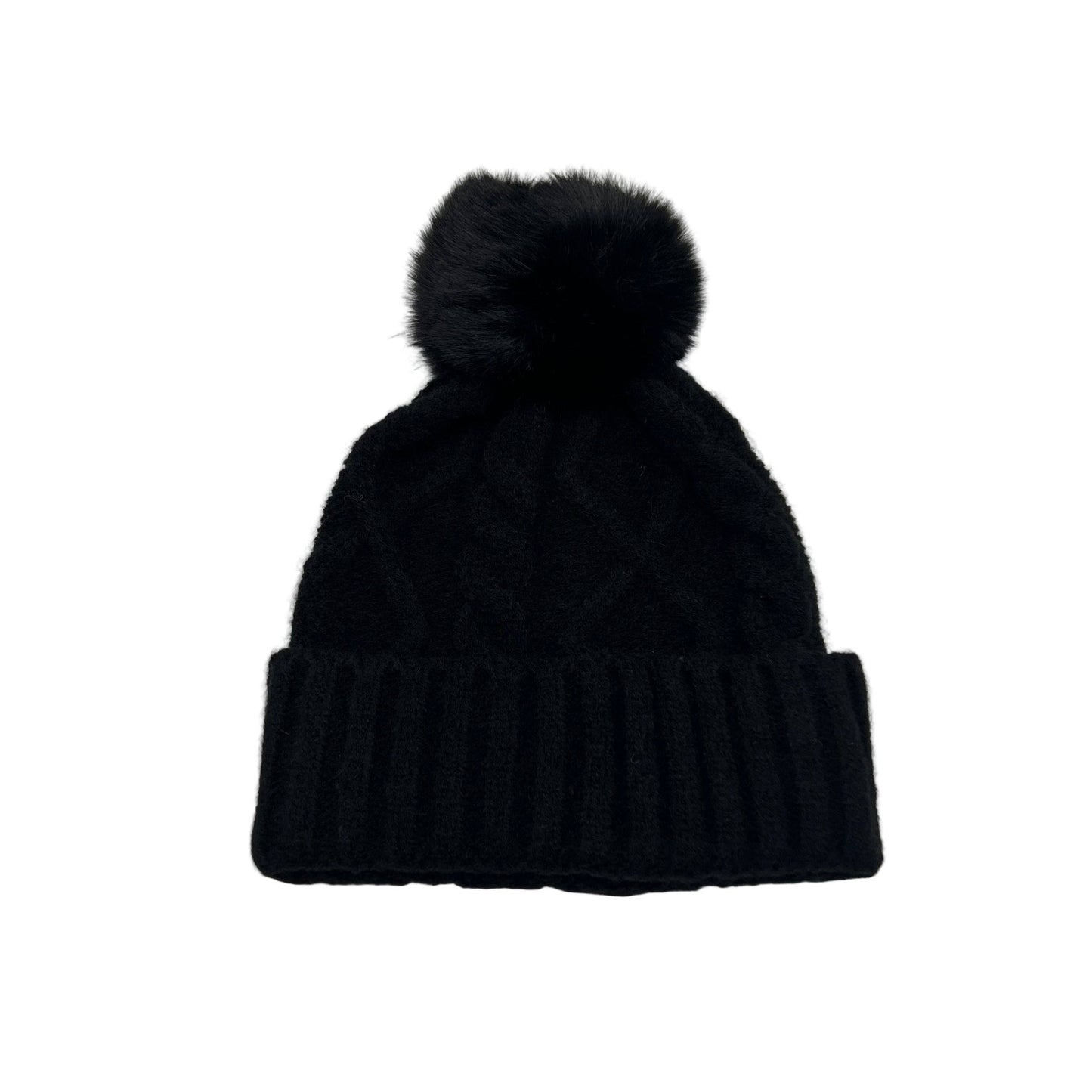 Women's knitted beanie with gift bag