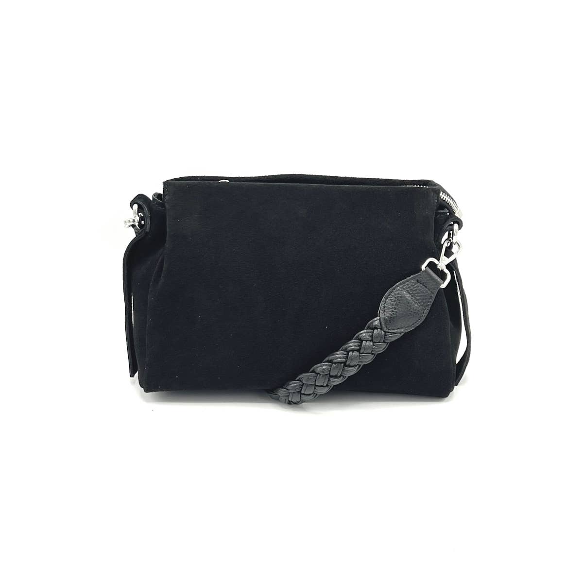LILA- Suede leather shoulder bag