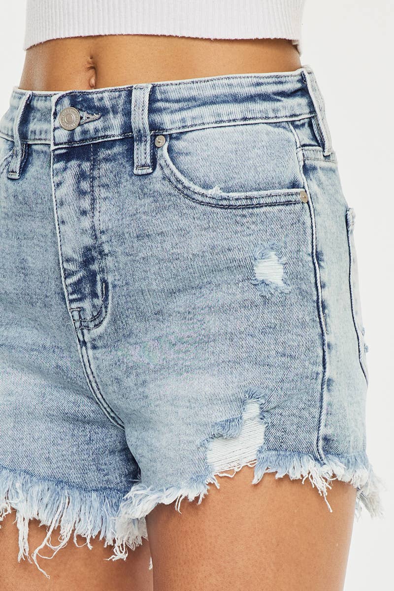 HAZEL: High Rise Denim Short