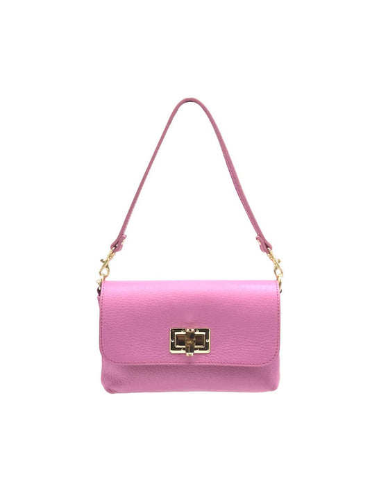RUE: Mini Flap Shoulder Bag with Bamboo Hardware