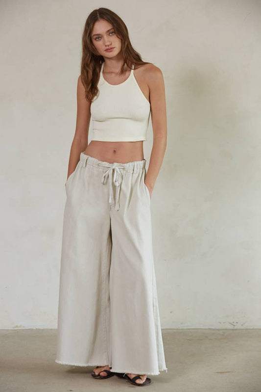 JILLIAN: Cotton Wide Leg