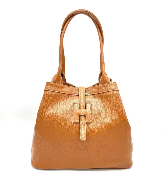Genuine leather bag, big size, Made in Italy, art. 112477