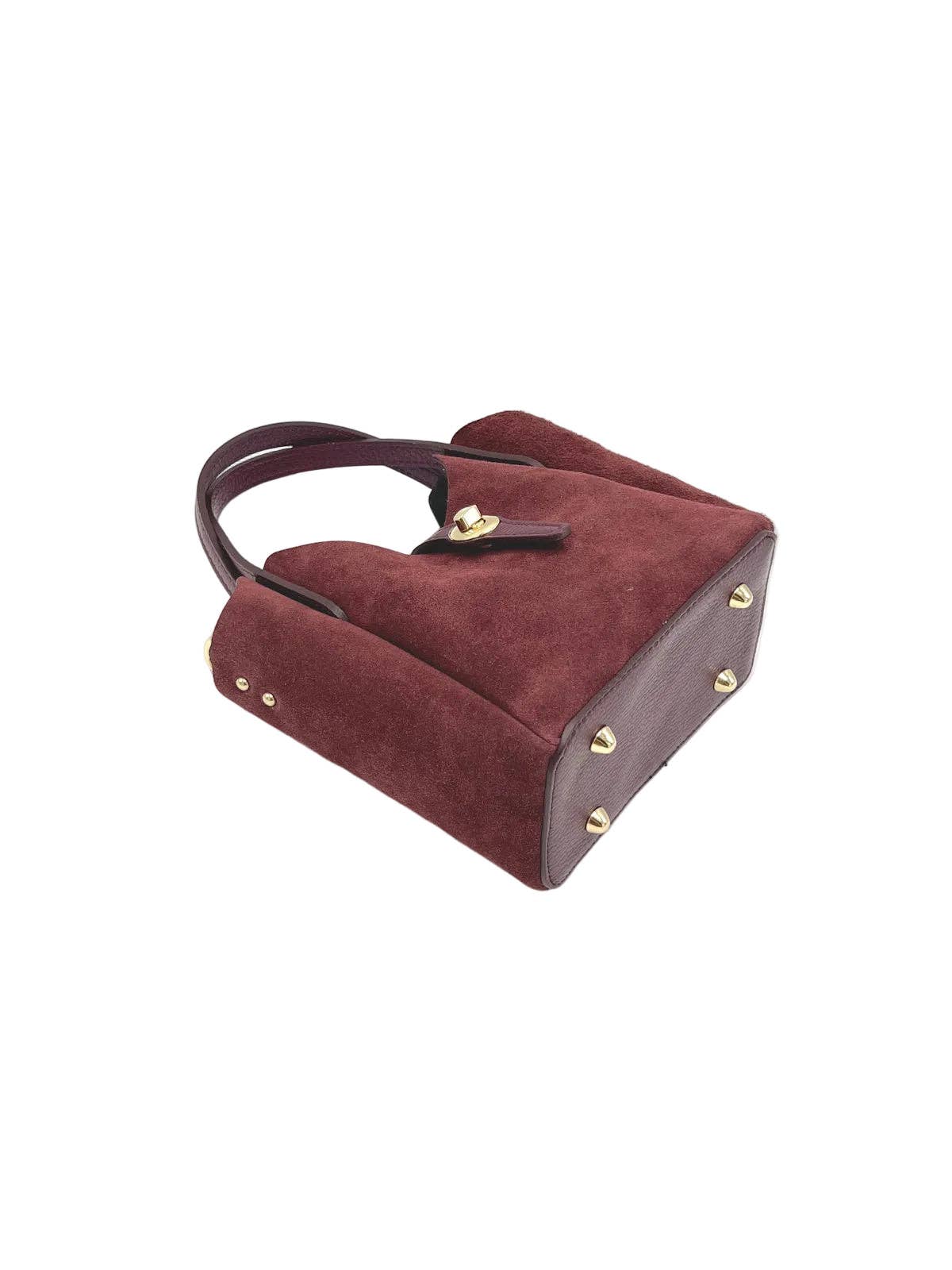 KATIA- Leather and Suede Shoulder Bag