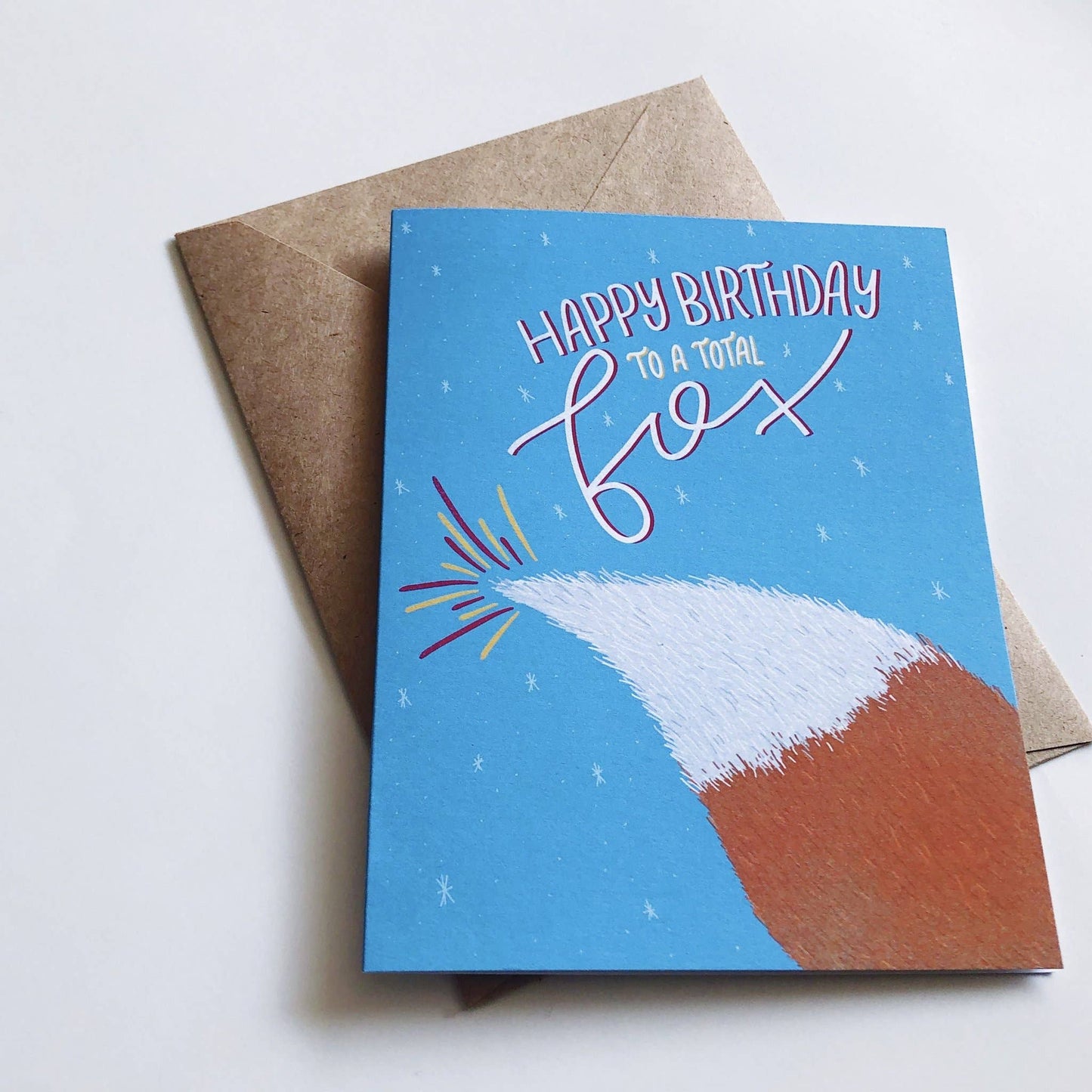 Total Fox Birthday Card