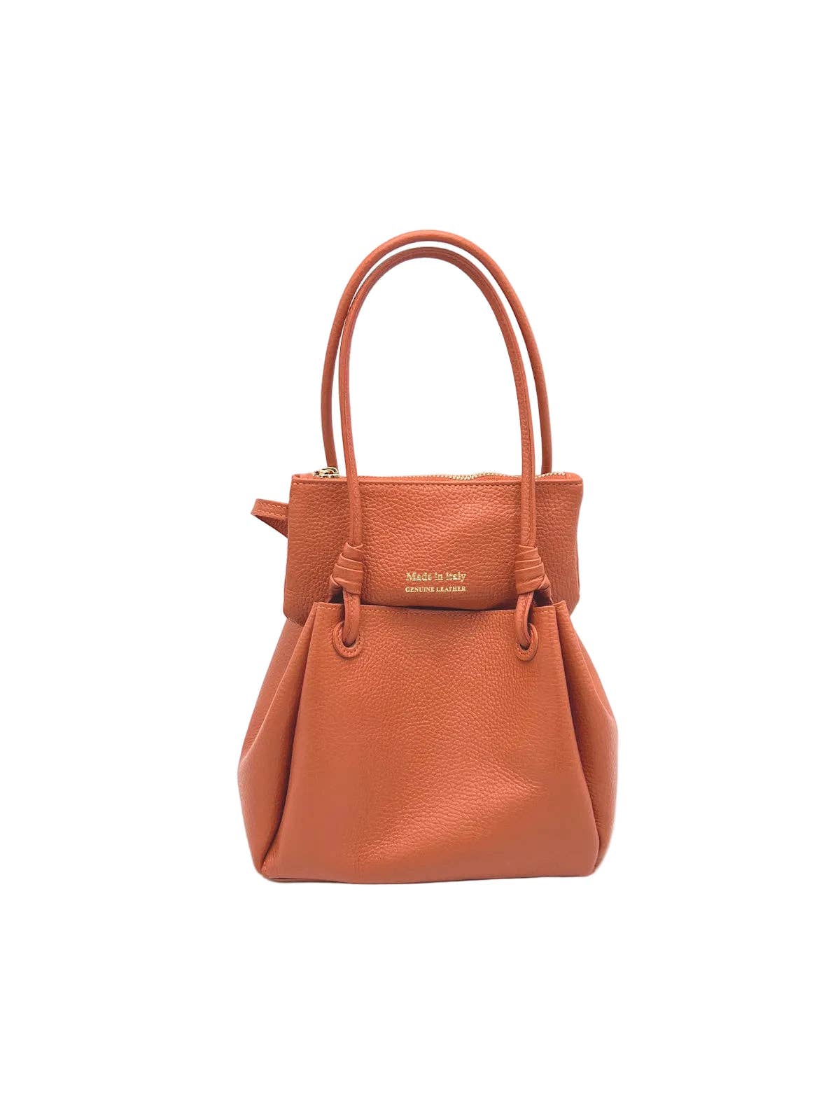 LEAH: Leather Shoulder Bag