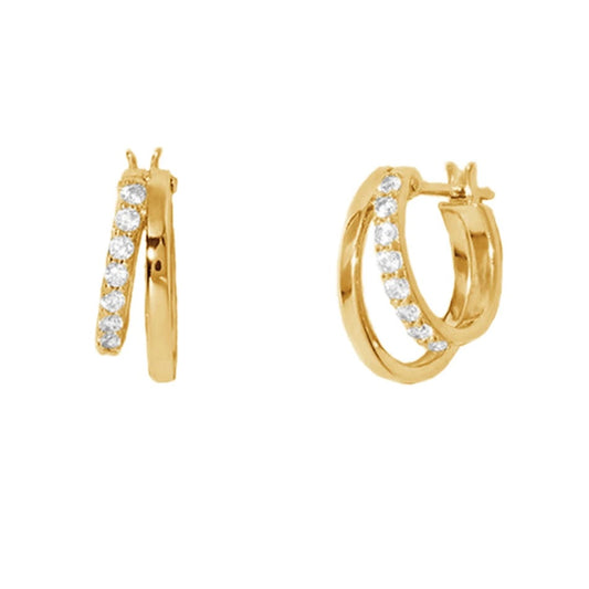 Twin Hoop Earrings