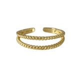 DOUBLE TWIST RING