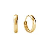 TUBE HUGGIE HOOP EARRINGS
