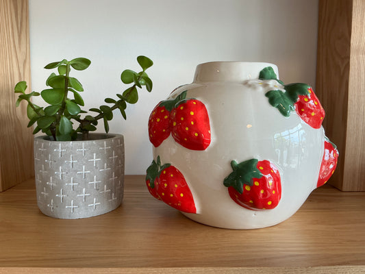 Small Round Fruit Vase