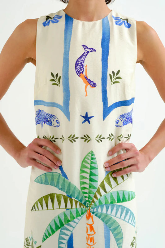 AZURE- Long Dress