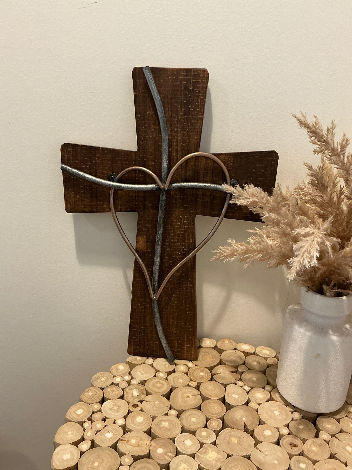 Wooden Cross Decorative Piece