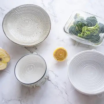 Plantish: Reusable Dish Covers: Set of 6