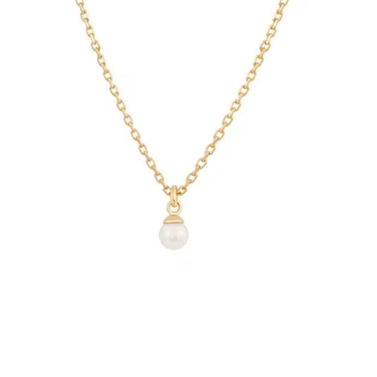MINI PEARL PENDANT NECKLACE