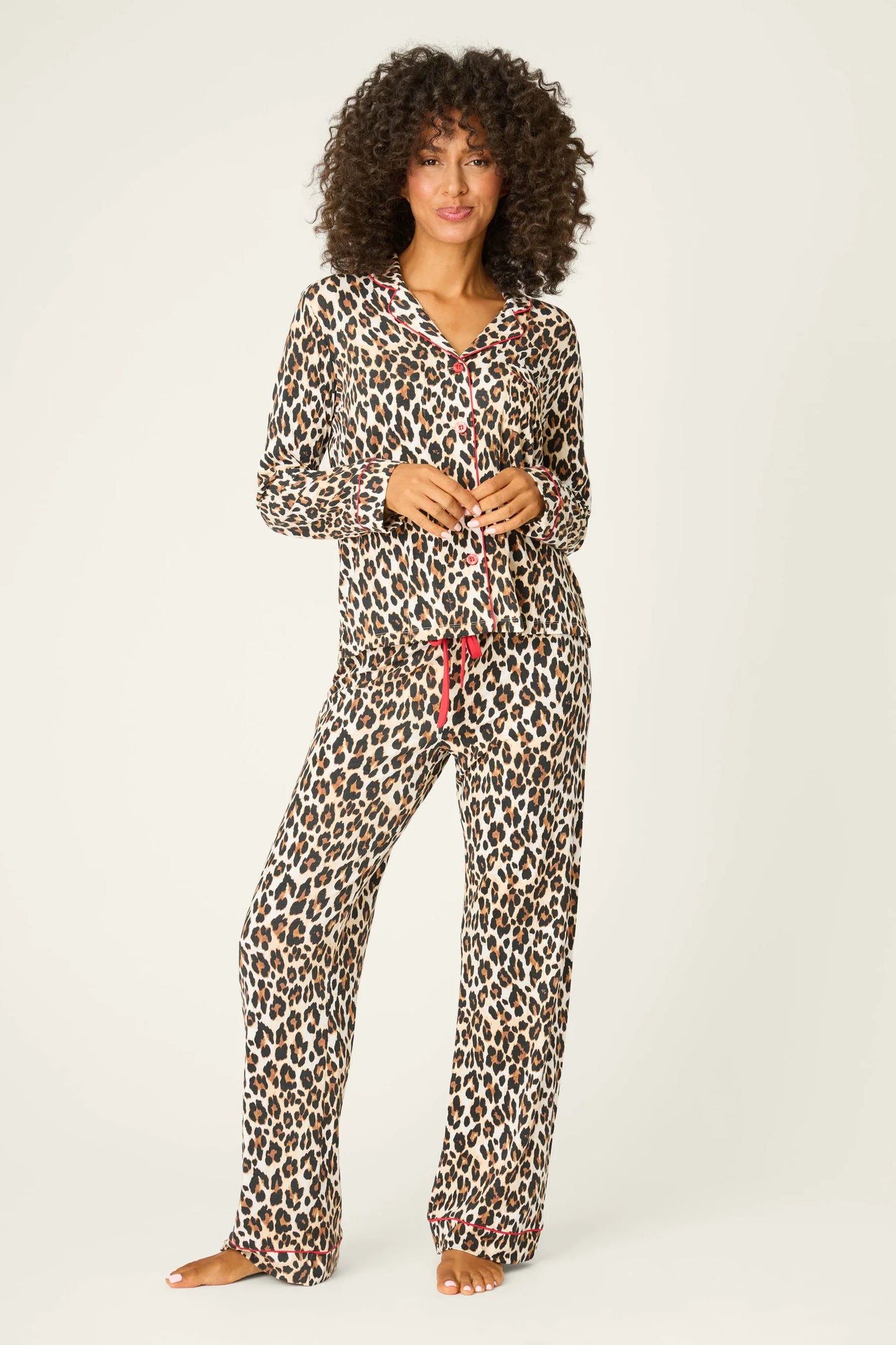 Dreams Leopard Print PJ Set