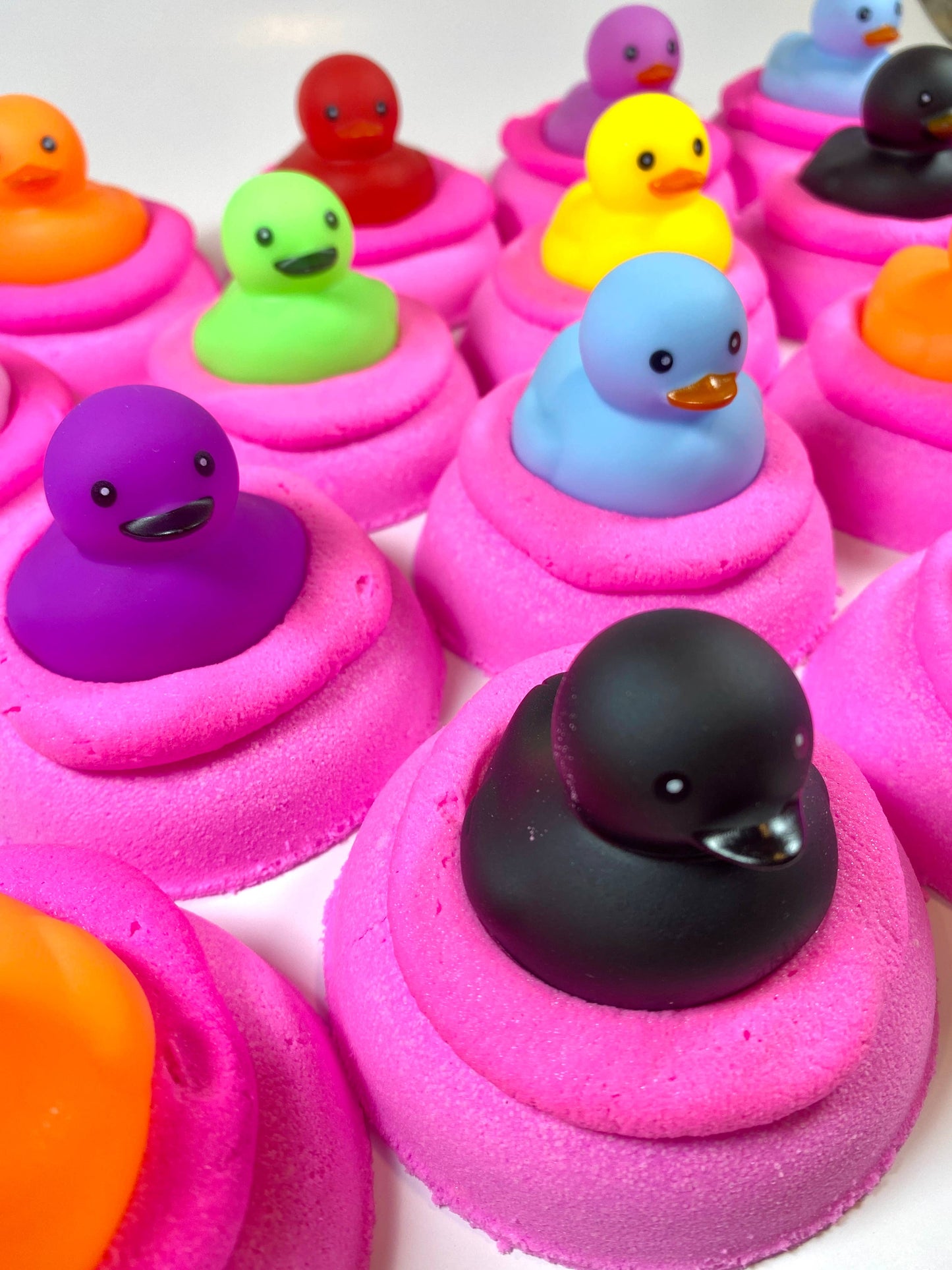 Duckie on Donut Bath Bomb- Pink